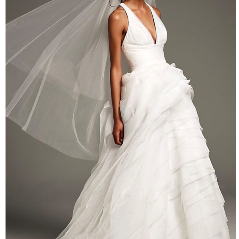 Elegant White Wedding Dress by Vera Wang